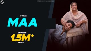 Maa  G khan  Ricky Khan  Official Song 2020  Fresh Media Records [upl. by Adlin927]