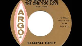 1961 HITS ARCHIVE You Always Hurt The One You Love  Clarence “Frog Man” Henry [upl. by Rehptosirhc802]