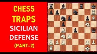 Chess Opening Traps in the Sicilian Defense Part2 [upl. by Floris]