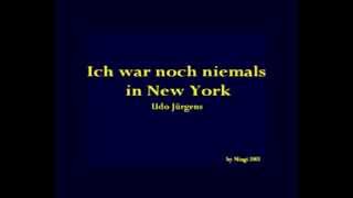 Ich war noch niemals in New York  karaoke [upl. by Aivin958]