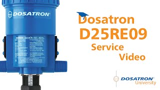 Dosatron D25RE09 Service Video [upl. by Kawasaki249]