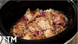 EASY Slow Cooker Onion Chicken Recipe [upl. by Ravid624]