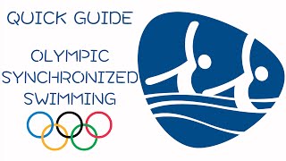 Quick Guide to Olympic Synchronized Swimming [upl. by Barta]