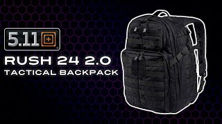 511 RUSH 24 20 Tactical Backpack 2021│InDepth Review [upl. by Goldarina830]