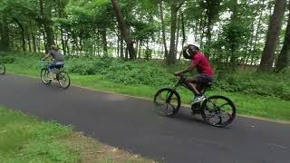 Amazon Folding Mountain Bike with Modifications [upl. by Cormick]