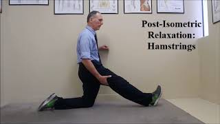 PostIsometric Relaxation PIR Stretch Hamstrings [upl. by Lowenstein]