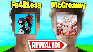 Fortnite Youtubers FACE REVEALS McCreamy Fe4RLess NoahsNoah [upl. by Lyell]