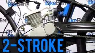 How To Install 80cc 2Stroke Bicycle Engine Kit FULL DVD 66cc 48cc 50cc [upl. by Hareehahs]