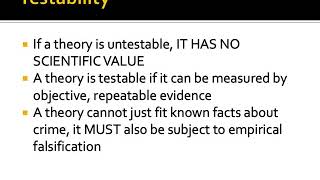 Introduction to Criminological Theory What is a Theory [upl. by Elberfeld160]