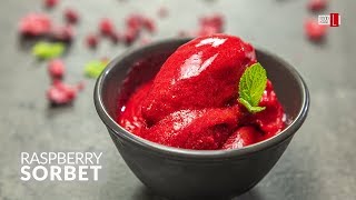 Easy Raspberry Sorbet  Food Channel L Recipes [upl. by Jacques656]