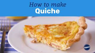 How to Make Quiche  Pillsbury Basics [upl. by Nayrb]