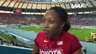 Moscow 2013  Allyson FELIX USA  200m Women  SemiFinal 2 [upl. by Larochelle657]