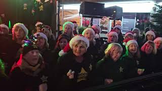 WHAT CHRISTMAS MEANS TO ME Rock Choir at Birkdale Lights Switch On 1st December 2024 [upl. by Crooks]