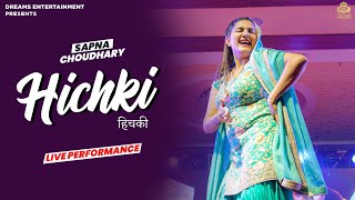 Hichki  Sapna Choudhary Dance Performance  Haryanvi Songs 2022 [upl. by Atekihc]