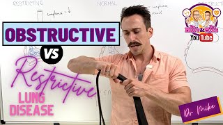 Obstructive vs Restrictive Respiratory Disease [upl. by Joon294]