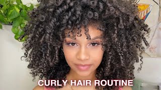 How To Style Diffuse Refresh Curly Hair [upl. by Anehsat]