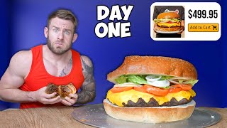 I Ate The Biggest Foods on the Internet for 10 Days [upl. by Verbenia]