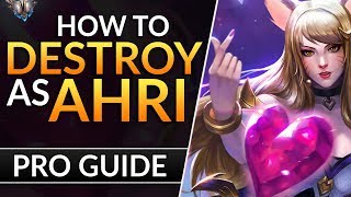 The ULTIMATE AHRI GUIDE  Best Tips and Tricks to CARRY and RANK UP  League of Legends Mid Guide [upl. by Eannej]