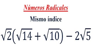 Operaciones combinadas con Números Radicales [upl. by Eirot]