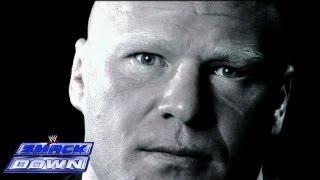 Brock Lesnar talks about the showdown between himself and CM Punk SmackDown Aug 9 2013 [upl. by Atalie]