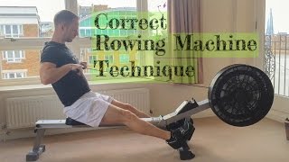 Correct Rowing Machine Technique [upl. by Edrea]