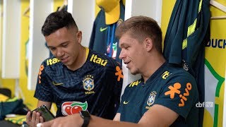 BRASIL 2 x 1 PARAGUAI BASTIDORES da SELEÇÃO 100 no PRÉOLÍMPICO 2020 [upl. by Asena]