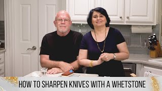 How To Use A Whetstone  Knife Sharpening Block [upl. by Chaffin]