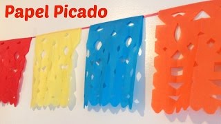 How to Make Papel Picado Mexican Streamers [upl. by Ecineg]