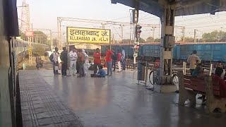 Departure from ALLAHABAD JN  Allahabad to Naini  Old Yamuna Bridge Prayagraj  Indian Railways [upl. by Worl]