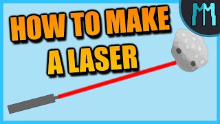 How To Make a Laser  Unity Tutorial 7 [upl. by Velvet]