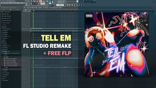 Cochise  Tell Em ft NOT FL Studio Remake  Free FLP [upl. by Erminie360]