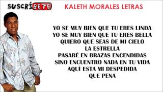 DESPERTAR CONTIGO LETRA  KALETH MORALES Y MIGUEL MORALES [upl. by Ros811]