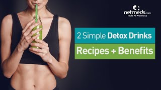 2 Simple amp Easy Detox Drink Recipes [upl. by Ahsyas634]