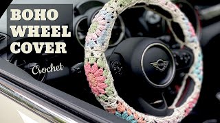 Crochet Steering Wheel Cover [upl. by Vernier209]