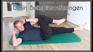 10 min Buikspieroefeningen  Buikspieren workout met Sven OPTIMAVITA [upl. by Guendolen]