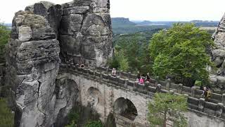 BASTEI GERMANY  Drone Video in 4K [upl. by Navillus]