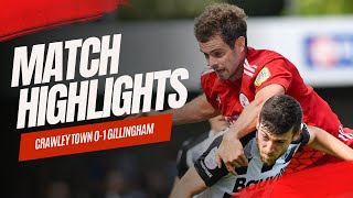 MATCH HIGHLIGHTS  Crawley Town vs Gillingham [upl. by Kamillah]