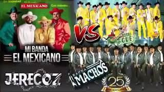 Banda machos vs banda maguey vs banda El mexicano duelo de grandes grupos de México quebradita mix [upl. by Prestige]