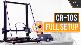 Creality CR10S Full Assembly To Print Guide [upl. by Hitt]