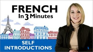 Learn French  How to Introduce Yourself in French [upl. by Kirred]