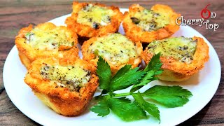 Bread Quiches  Mini Bread Quiches  Bread Quiche Recipe [upl. by Aitnauq]