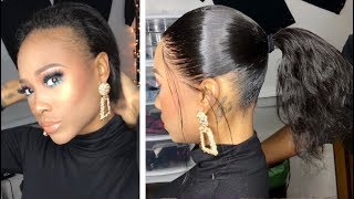 The BEST FRONTAL PONYTAIL Tutorial [upl. by Alisan]