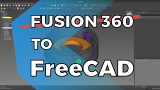 Fusion360 to FreeCAD  Introduction [upl. by Odlo132]