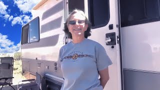 RV Tour Solo Woman Living in a Lazy Daze Class C RV [upl. by Eenwahs614]