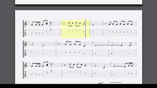 Geronimo by The Shadows Guitar Lesson tab and score video with downloadable PDF and GP5 file [upl. by Liliane]