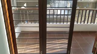 Balcony design ideas  Apartment balcony design with french window  front balcony design [upl. by Turley]