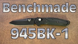 Benchmade 945BK1  The Mini 940 is HERE [upl. by Aimehs591]