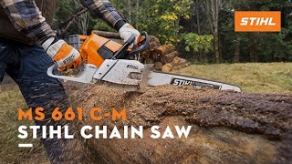 STIHL MS 661 CM Chain Saw  Features and Benefits [upl. by Finnegan881]