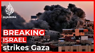 Hamas retaliates after Israel attack destroys Gaza residential tower [upl. by Albie861]