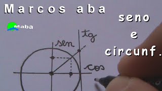 CÍRCULO TRIGONOMÉTRICO  Seno Cosseno e tangente [upl. by Zoller]